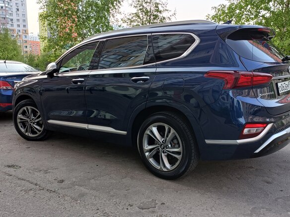 2019 Hyundai Santa Fe IV, синий - вид 6