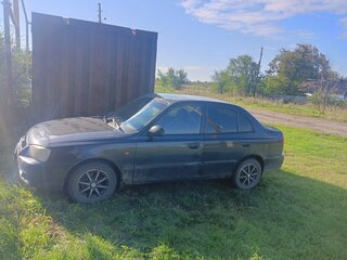 2005 Hyundai Accent ТагАЗ II, чёрный, 305000 рублей, вид 5