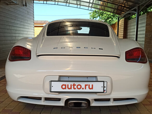 2009 Porsche Cayman I (987) Рестайлинг, белый - вид 2