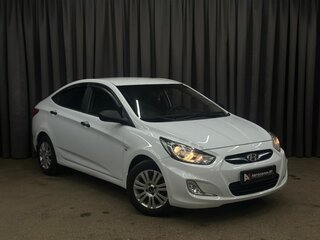 2012 Hyundai Solaris I, белый, 759999 рублей, вид 2