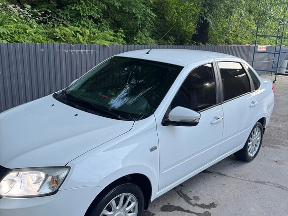 2015 Lada (ВАЗ) Granta I, белый, 735000 рублей - вид 7
