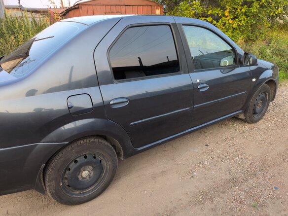 2008 Renault Logan I, серый, 405000 рублей - вид 6