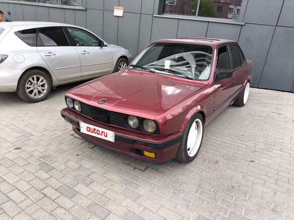 1989 BMW 3 серии 318i II (E30), красный, 500000 рублей - вид 2