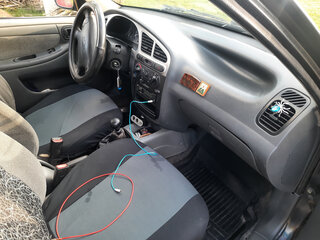 2008 Chevrolet Lanos I, чёрный, 250000 рублей, вид 3