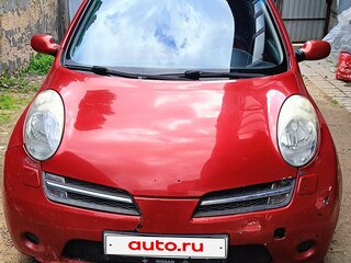 2006 Nissan Micra III (K12), красный, 300000 рублей, вид 3