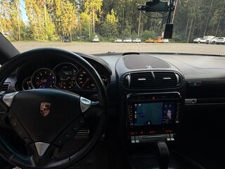 2007 Porsche Cayenne S I Рестайлинг (957), чёрный, 1200000 рублей, вид 5