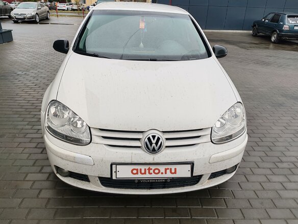 2008 Volkswagen Golf V, белый, 675000 рублей - вид 1