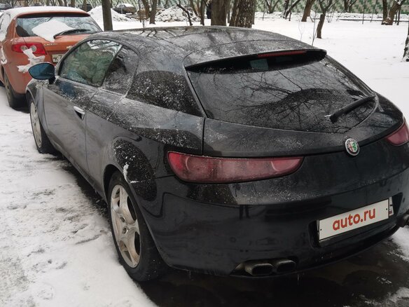 2007 Alfa Romeo Brera I, чёрный - вид 1