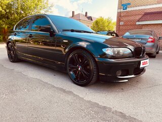 2004 BMW 3 серии 320i IV (E46) Рестайлинг, чёрный, 1000000 рублей, вид 3