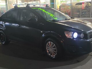 2012 Chevrolet Aveo II, чёрный, 590000 рублей, вид 1