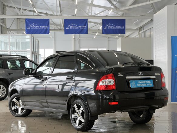 2010 Lada (ВАЗ) Priora I, чёрный - вид 3