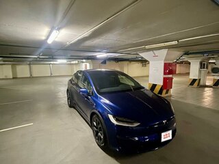 2022 Tesla Model X Long Range I Рестайлинг, синий, 8950000 рублей, вид 1