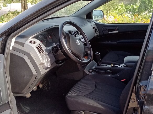 2012 SsangYong Kyron I Рестайлинг, чёрный - вид 4