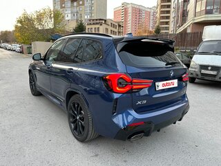 2021 BMW X3 30d xDrive III (G01) Рестайлинг, синий, 6490000 рублей, вид 5