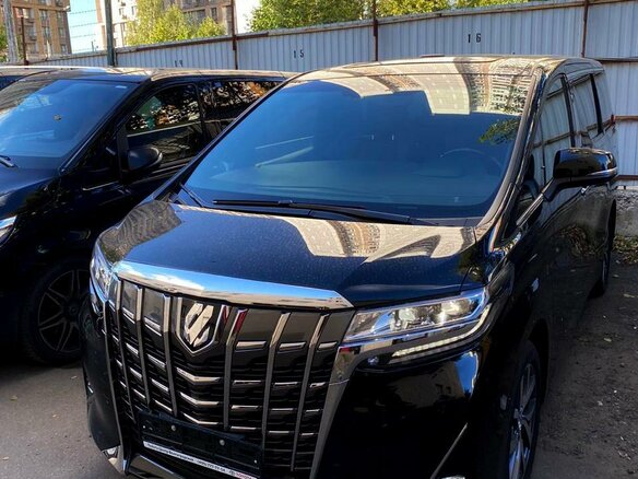 2020 Toyota Alphard III Рестайлинг, чёрный - вид 5