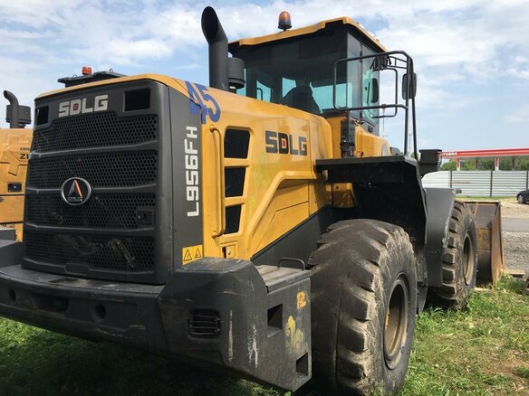 2018 SDLG LG 956, жёлтый