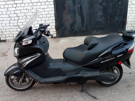 2008 Suzuki Burgman (SkyWave) 650, чёрный, 349000 рублей, вид 1