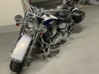 2007 Harley-Davidson Softail Custom, синий, 2850000 рублей, вид 3