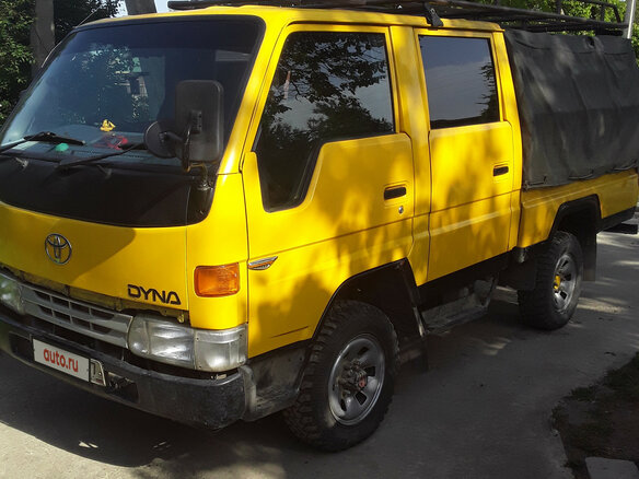 1999 Toyota Dyna, жёлтый - вид 7