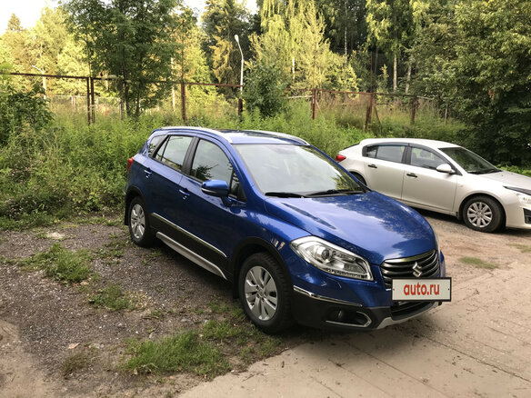 2014 Suzuki SX4 II (S-Cross), синий - вид 3