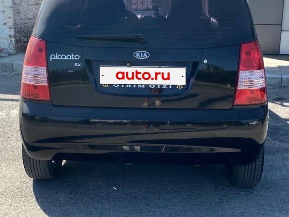 2007 Kia Picanto I, чёрный, 600000 рублей - вид 3