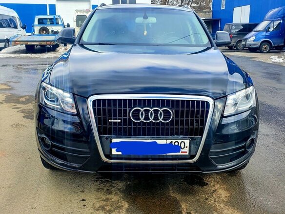 2012 Audi Q5 I (8R), чёрный, 1800000 рублей
