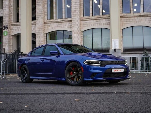 2017 Dodge Charger Hellcat VII (LD) Рестайлинг, синий - вид 6
