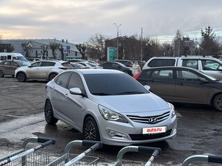 2014 Hyundai Solaris I Рестайлинг, серебристый, 1100999 рублей, вид 1