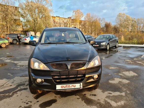 2007 SsangYong Kyron I, чёрный - вид 1