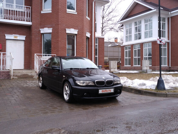 2003 BMW 3 серии 325i IV (E46) Рестайлинг, чёрный - вид 4