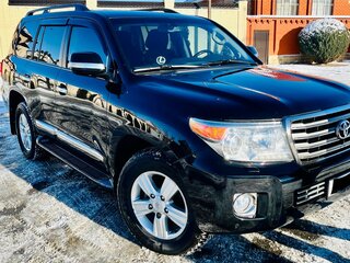 2014 Toyota Land Cruiser 200 Series Рестайлинг 1, чёрный, 5450000 рублей, вид 1