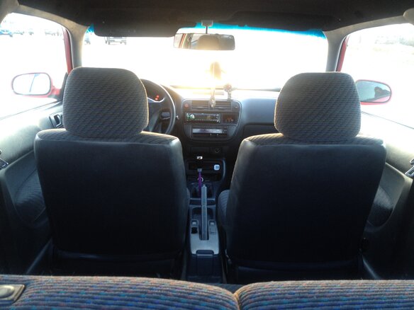 1996 Honda Civic, красный - вид 6