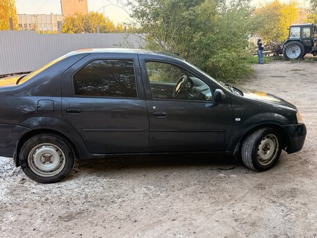 2008 Renault Logan I, серый, 190000 рублей, вид 3