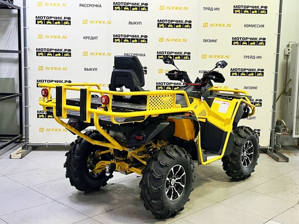 2026 Stels ATV-800 Guepard Cargo, жёлтый - вид 4