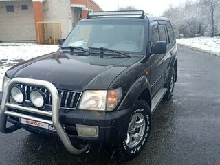 1999 Toyota Land Cruiser Prado 90 Series Рестайлинг, чёрный, 1500000 рублей, вид 3