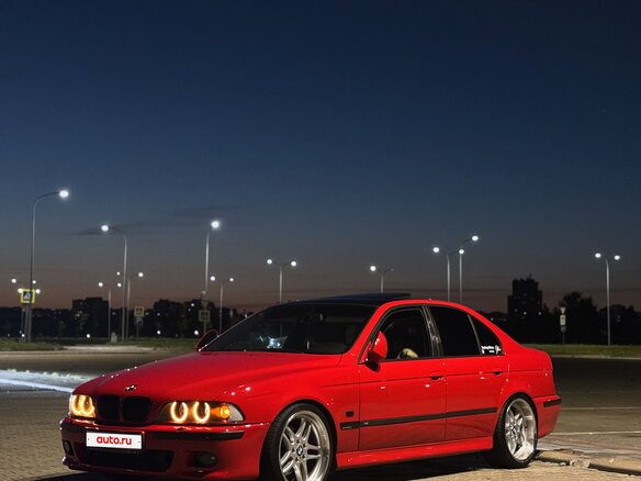 1998 BMW 5 серии 530d IV (E39), красный, 950000 рублей - вид 2