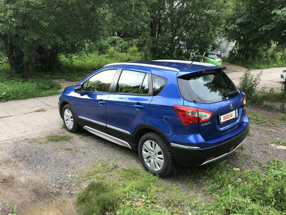 2014 Suzuki SX4 II (S-Cross), синий - вид 6