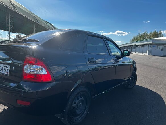 2008 Lada (ВАЗ) Priora I, чёрный, 310000 рублей - вид 7