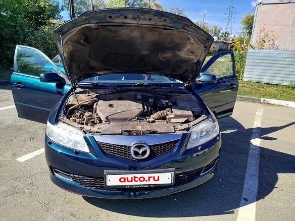 2005 Mazda 6 I (GG) Рестайлинг, зелёный, 680000 рублей - вид 6