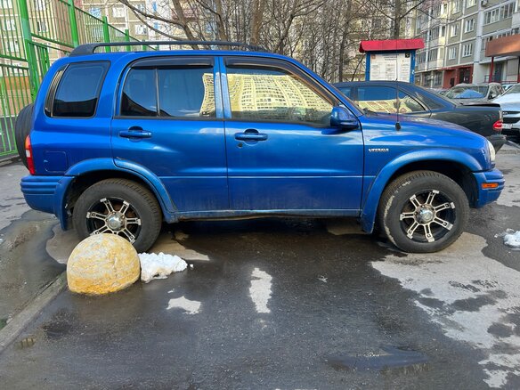 2003 Suzuki Grand Vitara I Рестайлинг, синий, 900000 рублей - вид 2