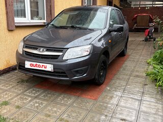 2015 Lada (ВАЗ) Granta I, серебристый, 270000 рублей, вид 2