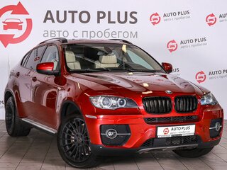 2009 BMW X6 35i 6-speed I (E71), красный, 1599000 рублей, вид 1