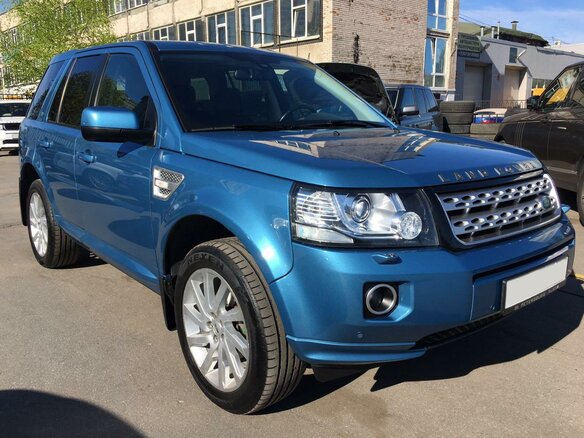 2012 Land Rover Freelander II Рестайлинг 2, голубой