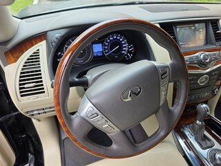 2017 Infiniti QX80 I Рестайлинг, чёрный, 2999990 рублей, вид 3