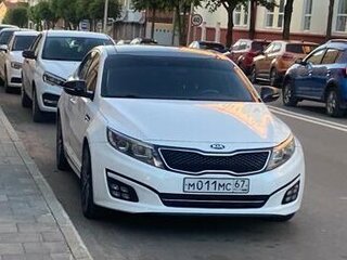 2014 Kia Optima III Рестайлинг, белый, 1450000 рублей, вид 1