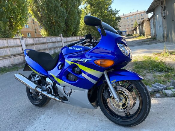 2002 Suzuki GSX 600F Katana, синий, 290000 рублей - вид 1