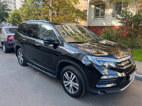 2017 Honda Pilot III, чёрный, 3100000 рублей, вид 2
