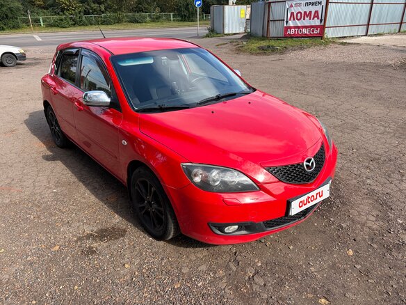 2008 Mazda 3 I (BK) Рестайлинг, красный, 699000 рублей - вид 7