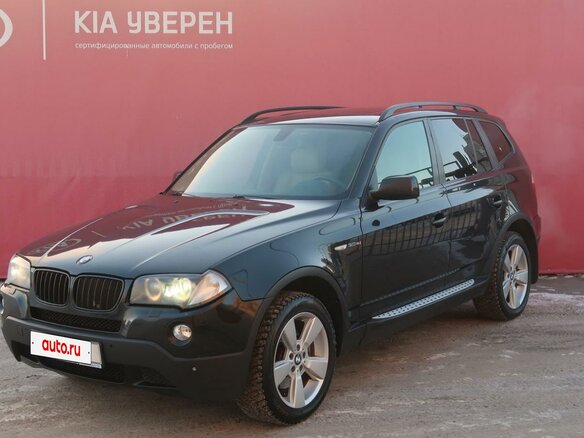 2007 BMW X3 30i I (E83) Рестайлинг, чёрный, 1150000 рублей