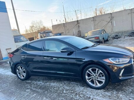 2016 Hyundai Elantra VI (AD), чёрный, 1000000 рублей, вид 2